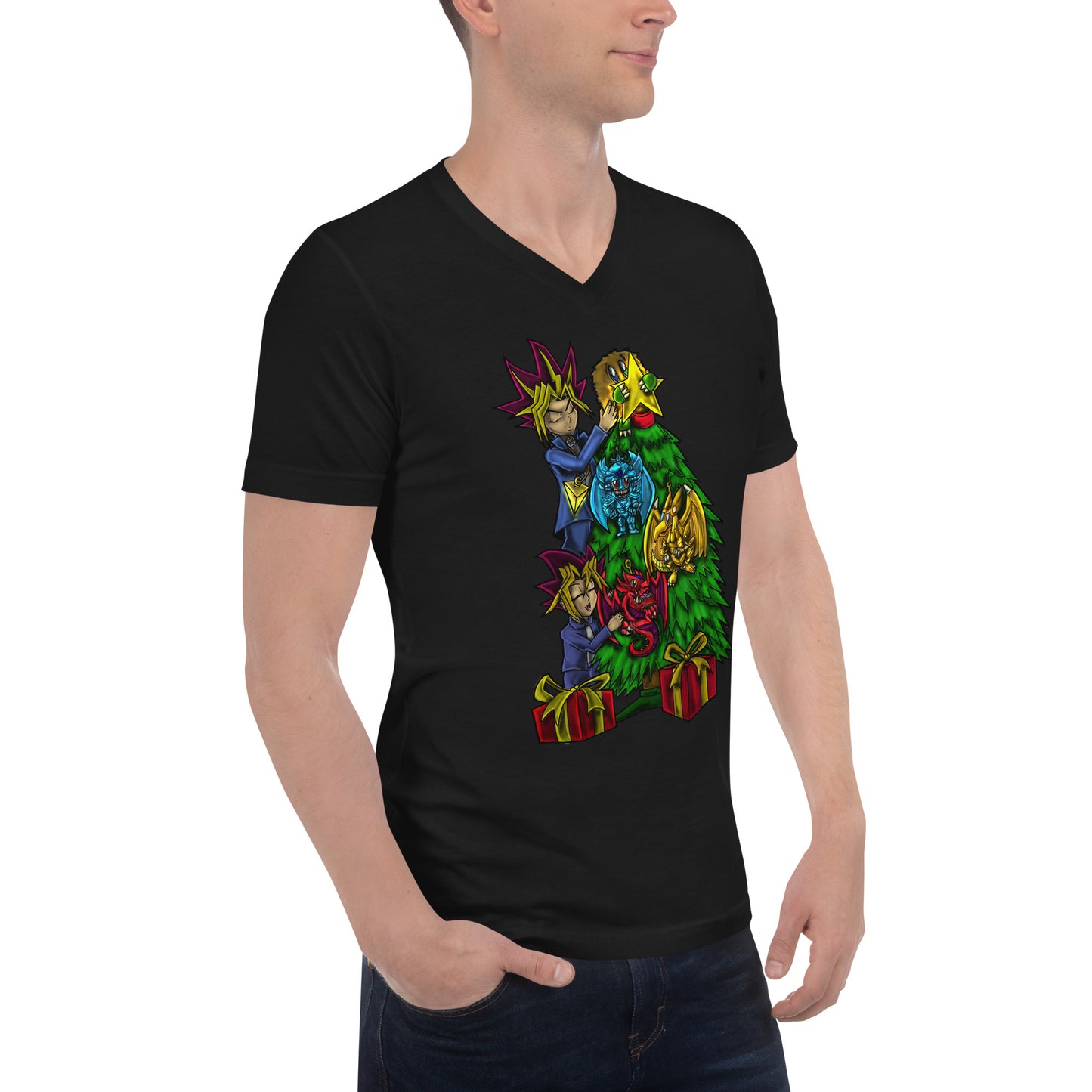 Merry-X-Mas-Oh!!! Unisex V-Neck